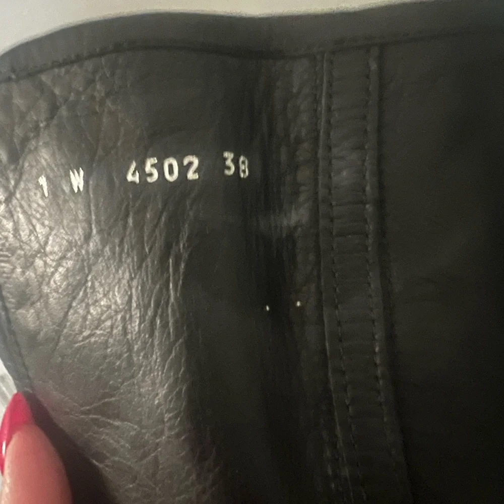 Prada Black Knee-High Lace-Up front Boots with side zipper - Picture 4 of 5